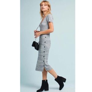 NWT Anthropologie Postmark Ribbed Sweater Dress